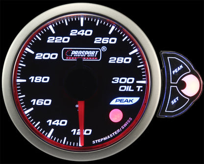 Prosport 2-1/16" Halo-Oil Temperature Gauge