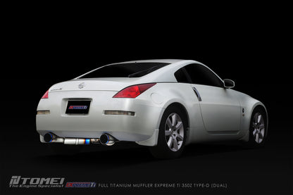 Tomei Titanium Dual Exit Cat-Back Exhaust System | 2003-2008 Nissan 350Z (TB6090-NS04B)