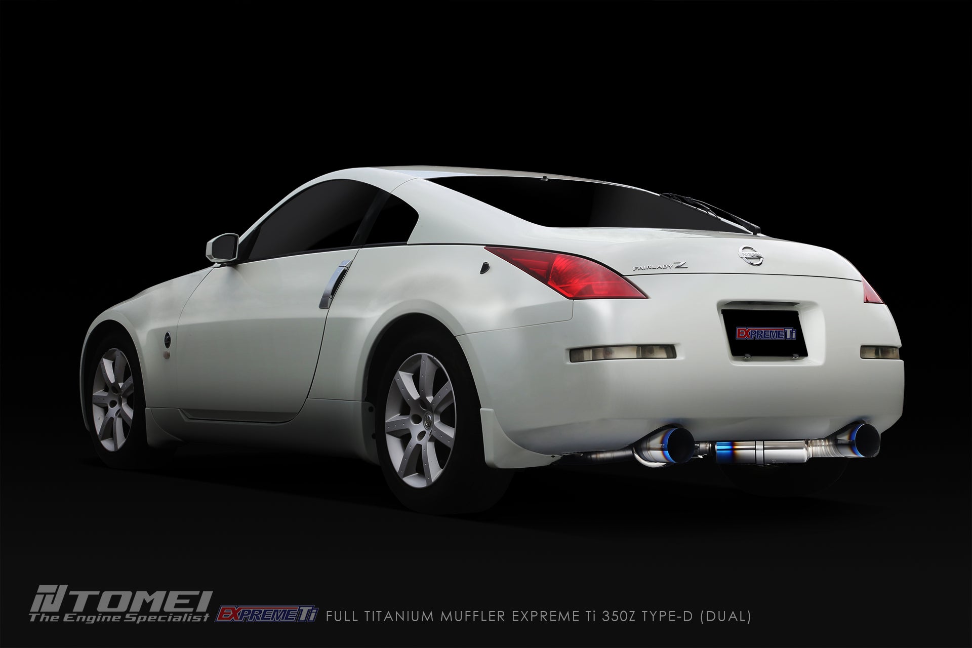Tomei Titanium Dual Exit Cat-Back Exhaust System | 2003-2008 Nissan 350Z (TB6090-NS04B)