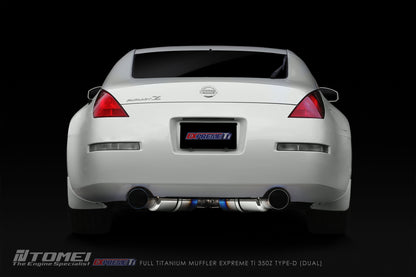 Tomei Titanium Dual Exit Cat-Back Exhaust System | 2003-2008 Nissan 350Z (TB6090-NS04B)