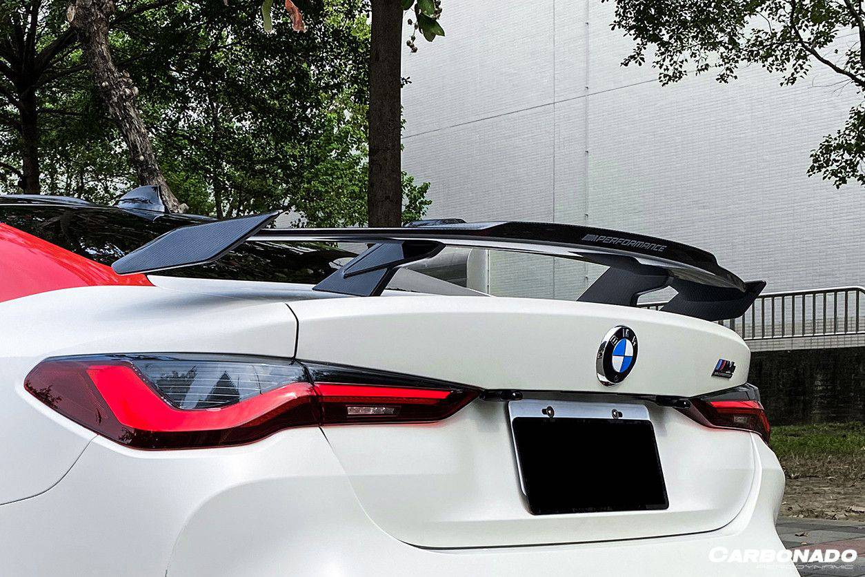 Carbonado 2021-UP BMW M3 G80 M4 G82 G83 3 SERISE G20 4 SERISE G22 MP Style Carbon Fiber Trunk Spoiler Wing