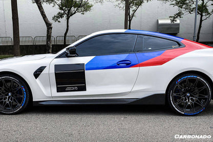 Carbonado 2021-UP BMW M4 G82  G83 MP Style Carbon Fiber Side Skirts