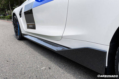 Carbonado 2021-UP BMW M4 G82  G83 MP Style Carbon Fiber Side Skirts