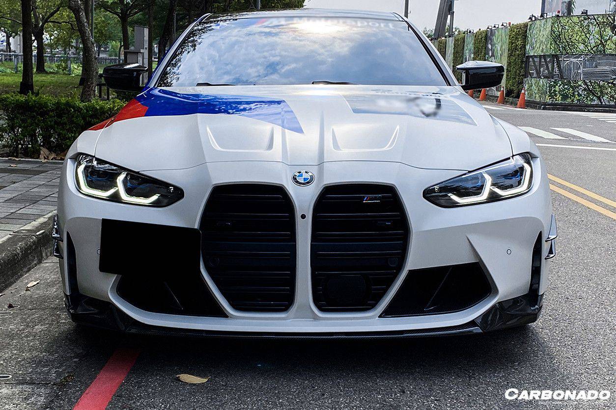 Carbonado 2021-UP BMW M3 G80 M4 G82  G83 MP Style Carbon Fiber Front Canards
