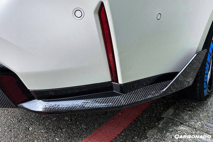 Alerón trasero de fibra de carbono estilo MP Carbonado 2021-UP BMW M4 G82 G83 con tapas