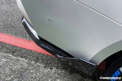 Alerón trasero de fibra de carbono estilo MP Carbonado 2021-UP BMW M4 G82 G83 con tapas
