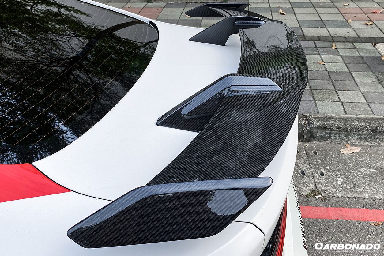 Carbonado 2021-UP BMW M3 G80 M4 G82 G83 3 SERISE G20 4 SERISE G22 MP Style Carbon Fiber Trunk Spoiler Wing