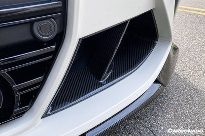 Carbonado 2021-UP BMW M3 G80 M4 G82 G83 MP Style Carbon Fiber Front Bumper Air Vents