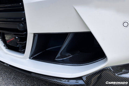 Carbonado 2021-UP BMW M3 G80 M4 G82 G83 MP Style Carbon Fiber Front Bumper Air Vents
