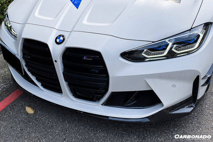 Borde delantero de fibra de carbono estilo MP para BMW M3 G80 M4 G82 G83 (2021 en adelante)