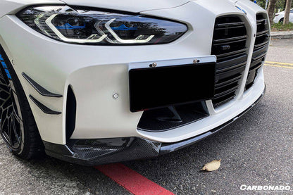 Borde delantero de fibra de carbono estilo MP para BMW M3 G80 M4 G82 G83 (2021 en adelante)