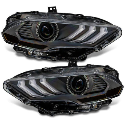 Oracle Lighting Dynamic ColorSHIFT LED Headlights - Black Series (18 - 23 Ford Mustang) - ORACLE Lighting