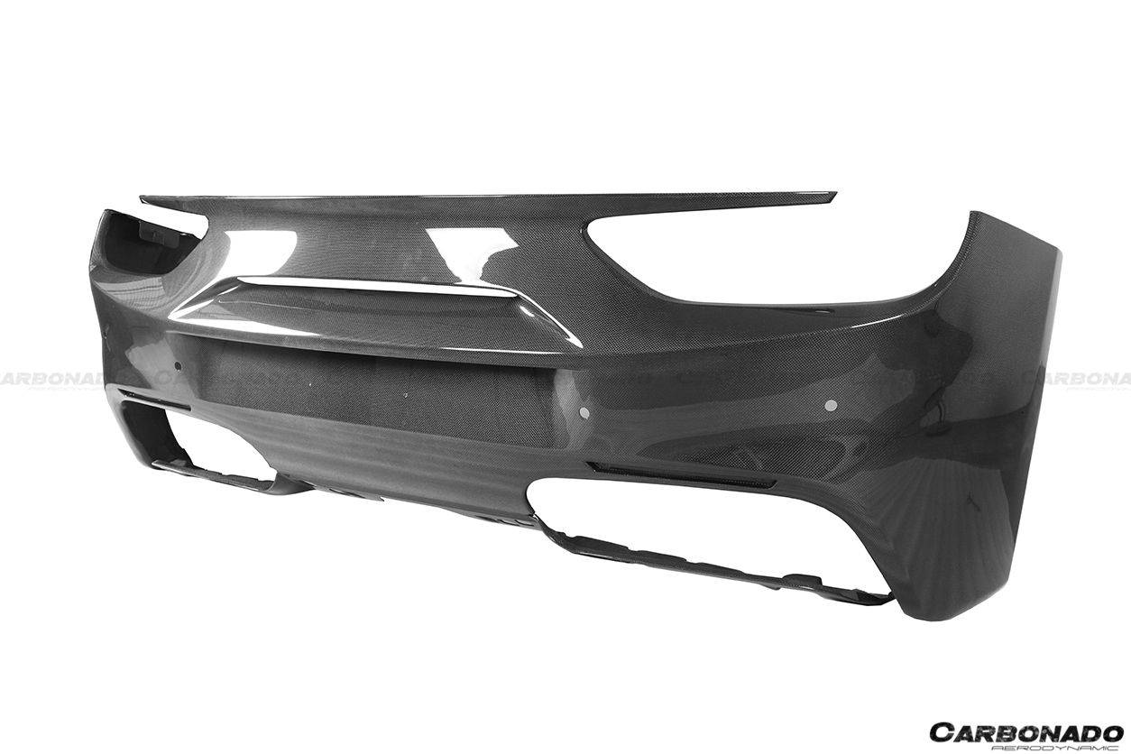 Carbonado 2015-2020 Ferrari 488 GTB Spider OE Style Carbon Fiber Rear Bumper