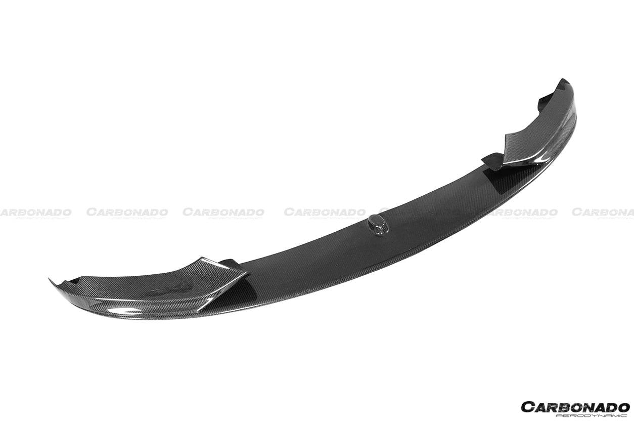 Carbonado 2013-2020 BMW 4 Series F32 F33 MP Style Carbon Fiber Front Lip (For M-Tech Only )