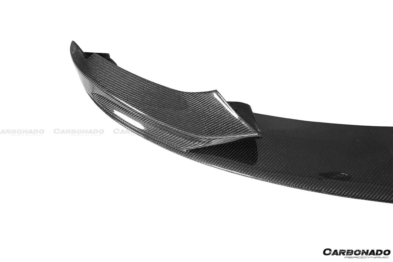 Carbonado 2013-2020 BMW 4 Series F32 F33 MP Style Carbon Fiber Front Lip (For M-Tech Only )
