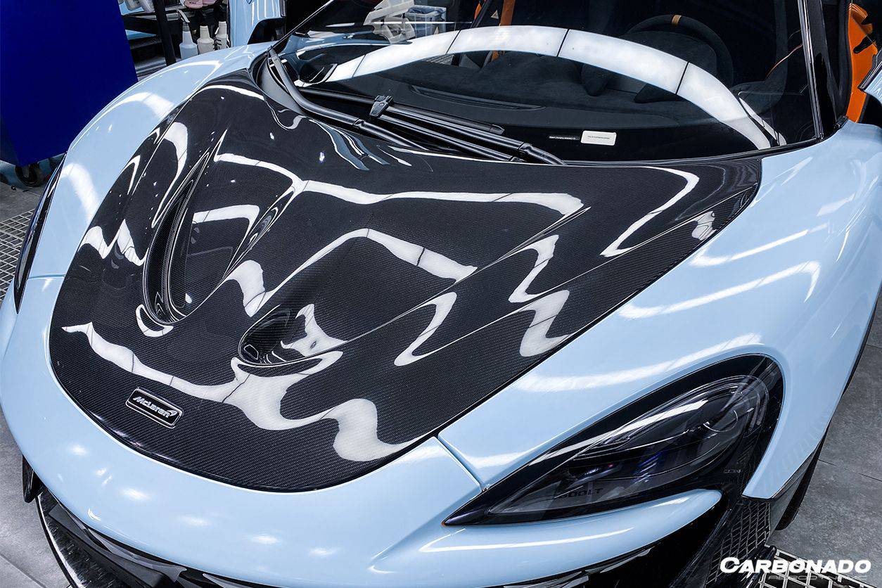 Carbonado 2018-2021 McLaren 540C & 570S & 600LT P1 Style Carbon Fiber Hood