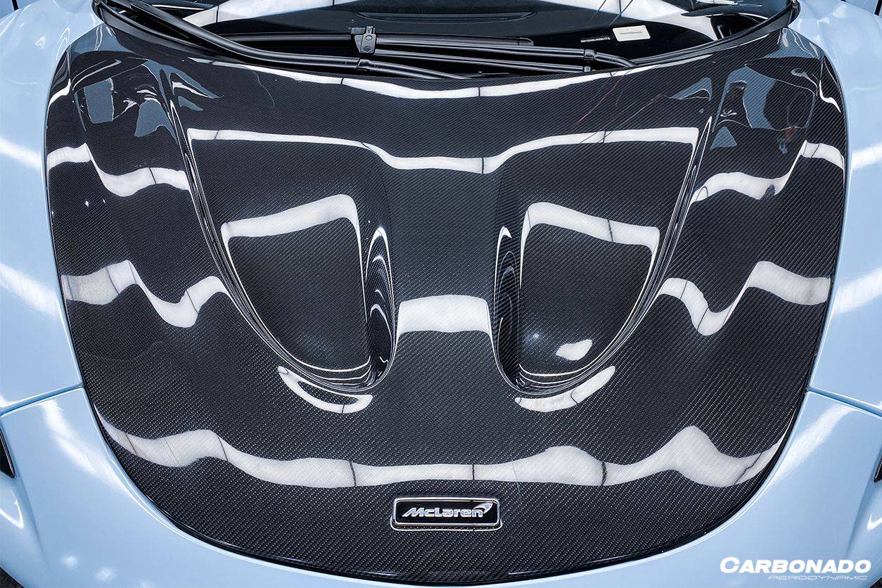 Carbonado 2018-2021 McLaren 540C & 570S & 600LT P1 Style Carbon Fiber Hood