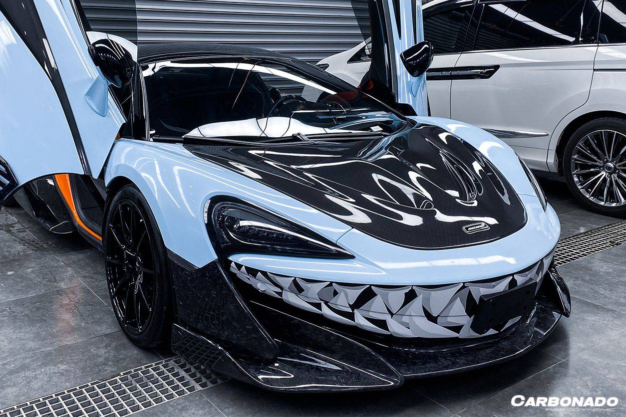 Carbonado 2018-2021 McLaren 540C & 570S & 600LT P1 Style Carbon Fiber Hood