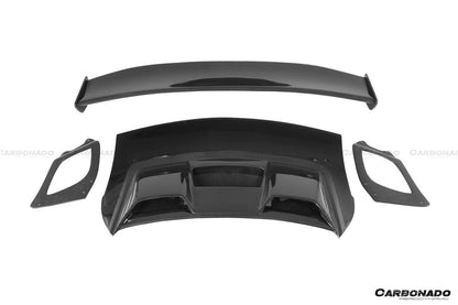 Alerón de maletero estilo Porsche 911 991.1 Carrera S 4 4s GT2RS Carbonado 2012-2015