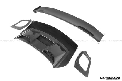 Alerón de maletero estilo Porsche 911 991.1 Carrera S 4 4s GT2RS Carbonado 2012-2015