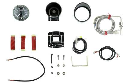 Indicador EGT Prosport de 2-1/16" con puntero blanco premium y lente transparente ámbar/blanco