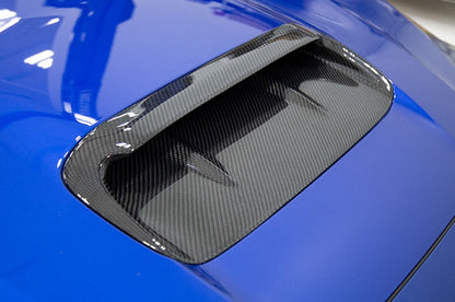 Reemplazo completo de entrada de aire de capó de fibra de carbono agresiva OLM A1 - WRX/STI 2015-2021