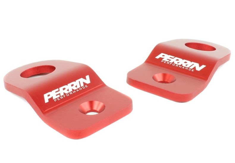 Perrin 08-14 Subaru WRX Juego de soporte de radiador superior rojo