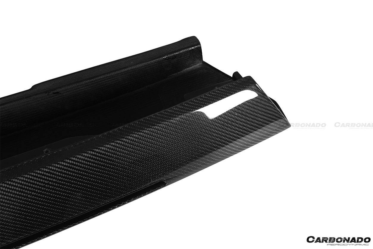 Alerón de maletero de fibra de carbono estilo Lamborghini Huracan LP610 LP580 Evo Tecnica VRS-II con base, Carbonado 2015-2025