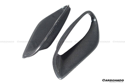 Carbonado 2013-2019 Porsche 911 991-2 Turbo S OEM Style Carbon Fiber Quarter Panel Side Scoops