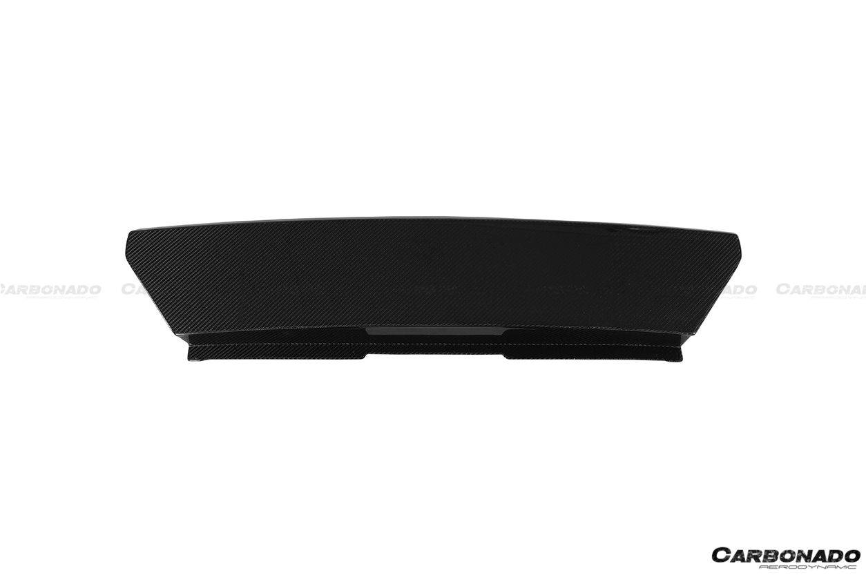 Alerón de maletero de fibra de carbono estilo Lamborghini Huracan LP610 LP580 Evo Tecnica VRS-II con base, Carbonado 2015-2025