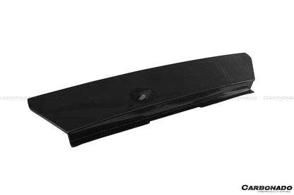 Alerón de maletero de fibra de carbono estilo Lamborghini Huracan LP610 LP580 Evo Tecnica VRS-II con base, Carbonado 2015-2025
