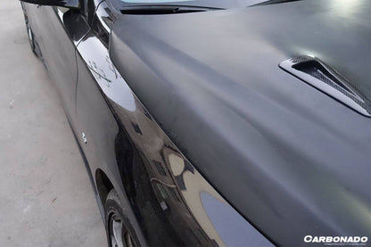 Capó estilo EAU ROUGE del Infiniti Q50 Sedán Carbonado 2014-2017