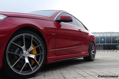Faldones laterales estilo PD para Mercedes Benz Clase E W207 Coupé Carbonado 2010-2016