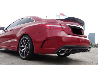 Carbonado 2010-2016 Mercedes Benz E Class W207 Coupe PD Style Rear Bumper With exhaust Tips