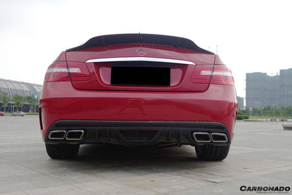 Carbonado 2010-2016 Mercedes Benz E Class W207 Coupe PD Style Rear Bumper With exhaust Tips