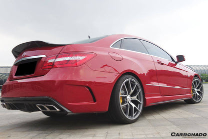 Carbonado 2010-2016 Mercedes Benz E Class W207 Coupe PD Style Rear Bumper With exhaust Tips