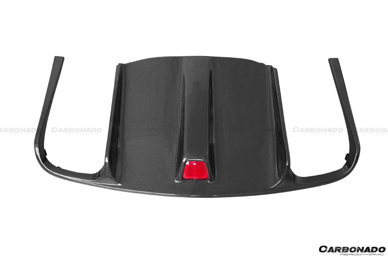 Carbonado 2010-2013 Mercedes Benz E Class Sport W207 Coupe PA Style Carbon Fiber Rear Lip