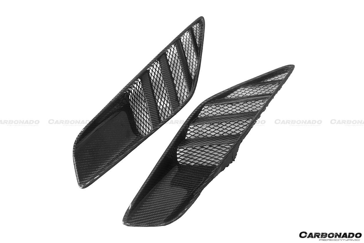 Carbonado 2013-2019 Corvette C7 Z51 OE Style Carbon Fiber Rear Quarter Panel Vent