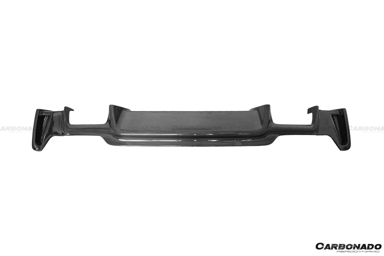 Carbonado 2013-2020 BMW 4 Series F32 F33 ECC Style Carbon Fiber Rear Lip (For M-Tech Only )