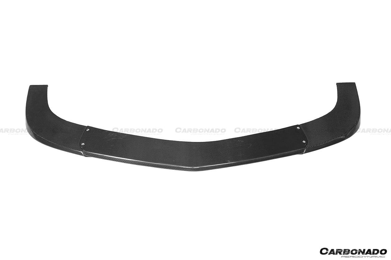 Carbonado 2012-2014 Mercedes Benz W204 C63 AMG RZ Style Carbon Fiber Front Lip