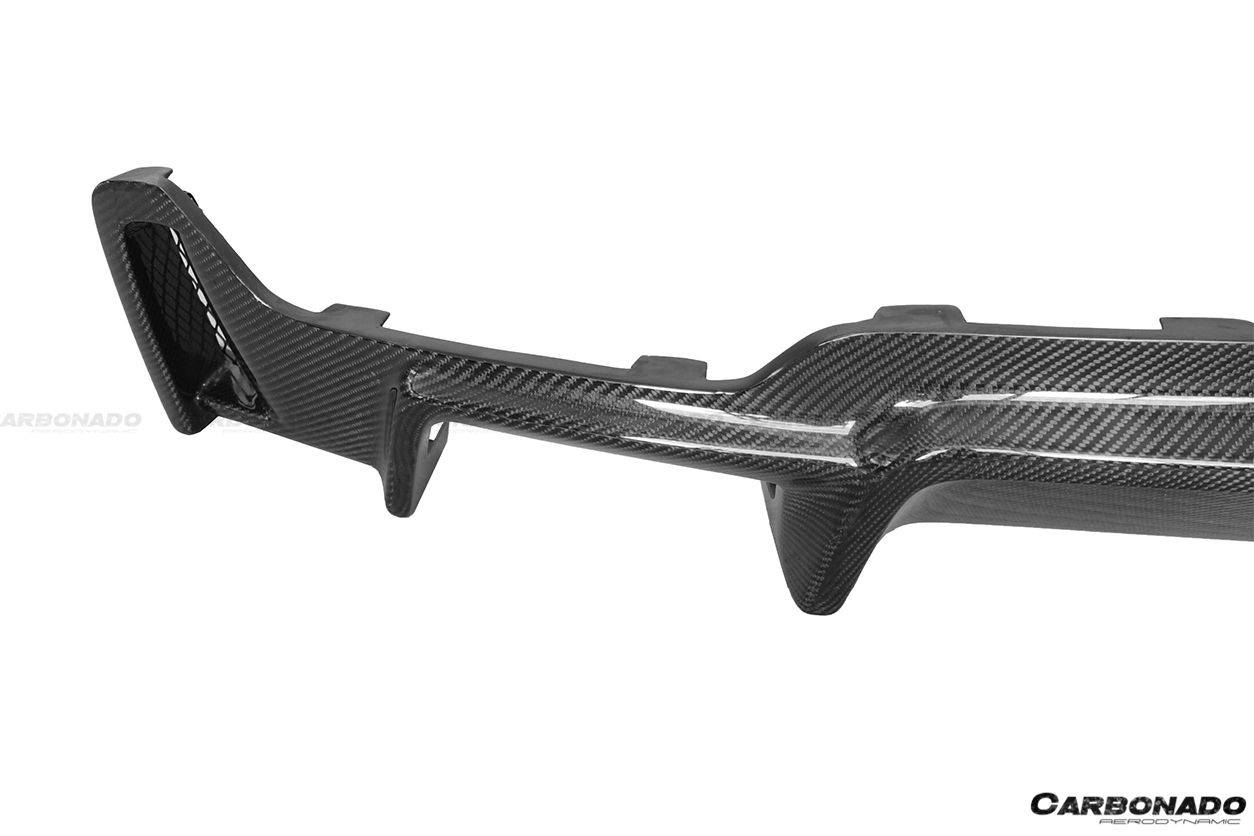 Carbonado 2013-2020 BMW 4 Series F32 F33 ECC Style Carbon Fiber Rear Lip (For M-Tech Only )