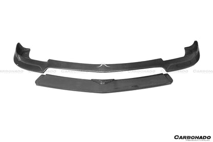 Carbonado 2012-2014 Mercedes Benz W204 C63 AMG RZ Style Carbon Fiber Front Lip