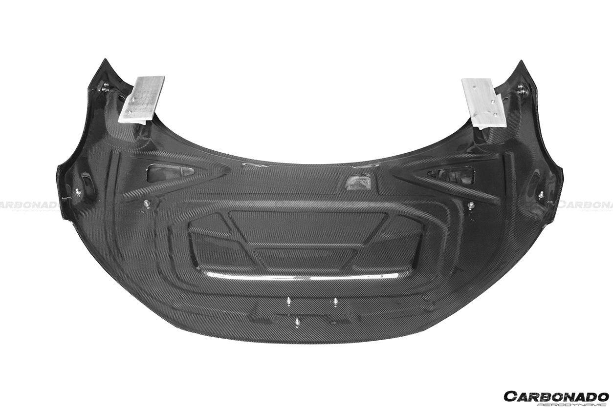 Capó de fibra de carbono estilo OEM Audi R8 Coupe Spyder Carbonado 2006-2015