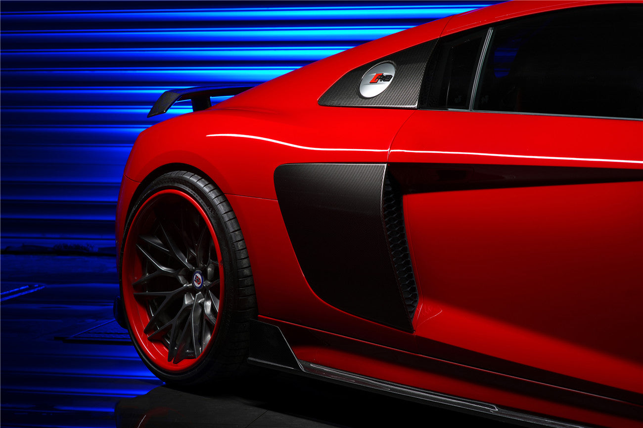 DarwinPRO 2016-2025 Audi R8 GEN2 Coupe & Spyder iMPII Carbon Fiber Side Door Panel Blades