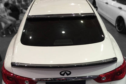 Carbonado 2014-2024 Infiniti Q50 Sedan SN Style Carbon Fiber Roof Spoiler