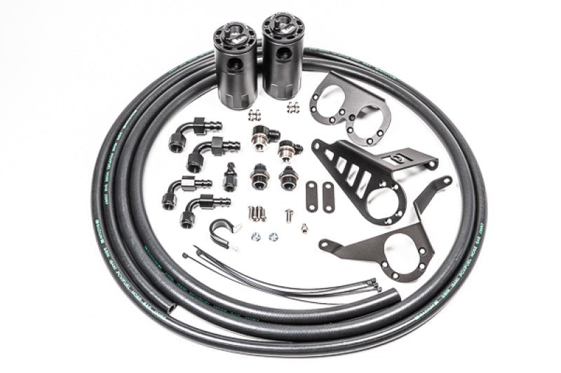 Radium Engineering Dual Catch Can Kit, Fluid Lock (MK4 Supra) - Radium Engineering