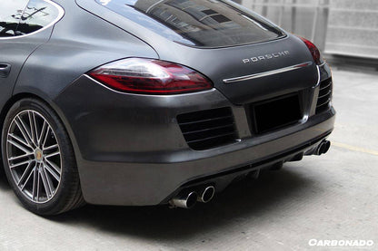 Parachoques trasero estilo ARN para Porsche Panamera 970.2 Carbonado 2014-2016