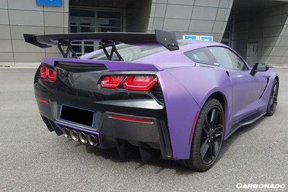 Carbonado 2013-2019 Corvette C7 Z51 RK Style Rear Lip
