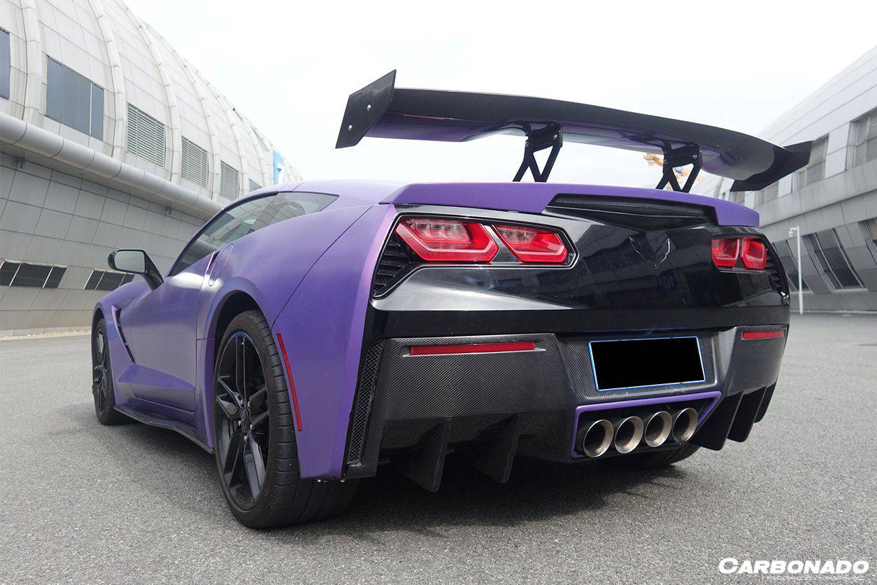 Carbonado 2013-2019 Corvette C7 Z51 RK Style Rear Lip