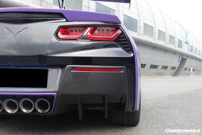 Carbonado 2013-2019 Corvette C7 Z51 RK Style Rear Lip